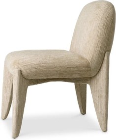 Scaun dining tapitat LUX Marius, Terren natural