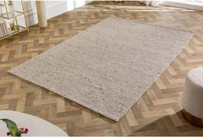 Covor WOOL 240x160cm gri argintiu din lana