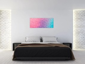Tablou cu textură colorată (120x50 cm)