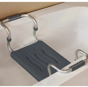 Spirella Scaun de baie reglabil, gri, 50-65 cm