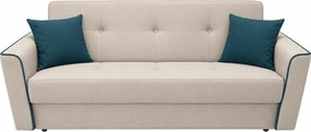 Canapea VERA extensibila, 3 locuri, lada de depozitare, stofa antracit + mustar, 225x90x90 Negru, Stofa