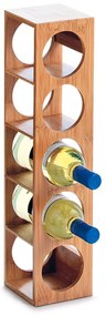 Suport din bambus pentru vin - 5 sticle