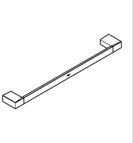 GROHE 40767000 - Bară pentru prosoape SELECTION CUBE 500 mm crom lucios