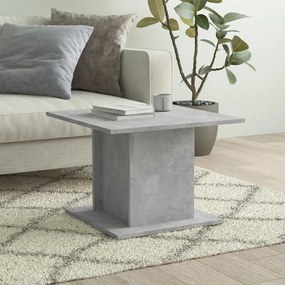 vidaXL Măsuță de cafea, gri beton, 55,5x55,5x40 cm, lemn compozit