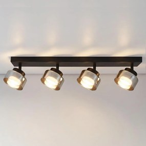 Brilagi - Spot AURA LUX 4xGX53/30W/230V, negru/fumuriu