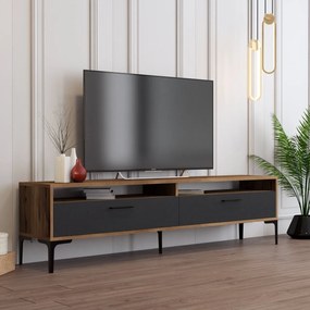 Comoda TV, Hanah Home, Istanbul 2, 180x35x47 cm, Nuc / Antracit