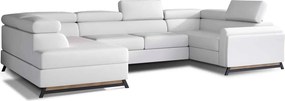 Colțar lemn masiv Formă U Extensibil Amira Personalizabil, 336 × 200 × 92 cm
