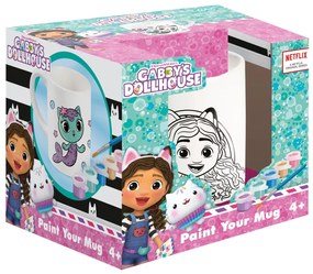Gabby&#039;s Dollhouse Cats cană de porțelan pictabilă 235 ml în Cutie Cadou