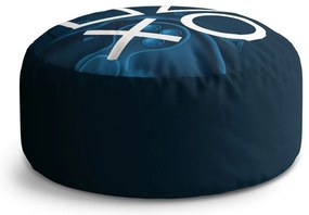 Taburet Circle consolă 1, negru