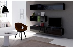 Mobilier living Calabria C8 (Negru) (fără iluminat). 1051620