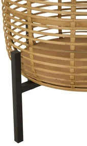 Mauro Ferretti Set Suport De Flori Rattan Cm Ø 41X47-33X39