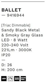 Pendul LED design modern decorativ SKIA