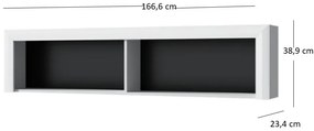 Raft Wanetta (alb lucios). 1053379