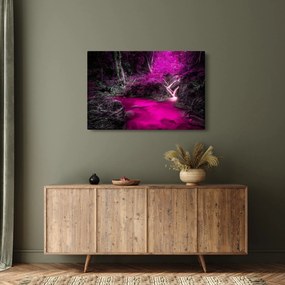 Tablou - Pădure roz (90x60 cm)