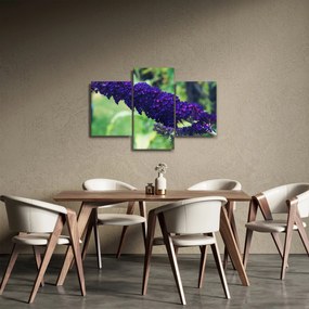 Tablou cu floare albastră (90x60 cm)