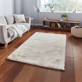 Covor Think Rugs Super Teddy, 60 x 120 cm, alb crem