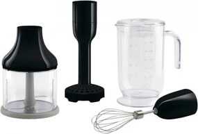Set de accesorii pentru blenderul Smeg HBAC11RD, 4 piese, cană de 1,4 l, bază antiderapantă, potrivite pentru mașina de spălat vase, negru