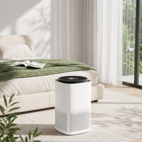 HOMCOM Purificator de Aer Smart cu Aplicație, WiFi, pentru 27 m², Filtru HEPA, CADR 225 m³/h, 28 dB | Aosom Romania