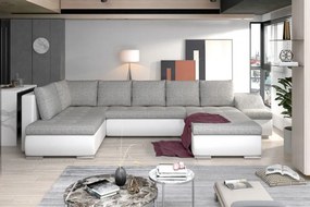 Canapea modulara, extensibila, cu spatiu pentru depozitare, 340x88x200 cm, Giovanni R02, Eltap (Culoare: Maro inchis / Soft 66)