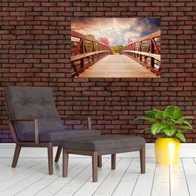 Tablou - pod din lemn (90x60 cm)