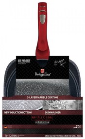 Set 3 tigai marmorate (3 straturi) Metalic Line Burgundy Berlinger Haus BH 1289N