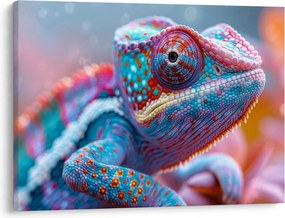 Tablou - Cameleon colorat (70x50 cm)