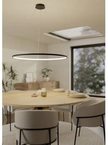 Lustră LED dimabilă pe cablu Eglo 901637 PARRUTA LED/40W/230V negru + telecomandă