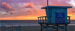 Tablou de pe plaja Santa Monica (120x50 cm)