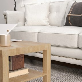 HOMCOM Tavă Cafea Modernă Noce 90x45 | Aosom Romania