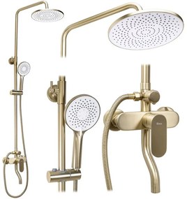 Set dus REA DROP auriu periat