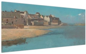 Tablou - Odilon Redon, Village by the Sea in Brittany, reproducere (120x50 cm)
