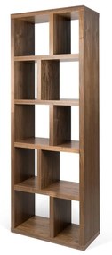 Bibliotecă în culoare naturală cu aspect de lemn de nuc 70x198 cm Berlin – TemaHome