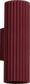 Brilagi - Aplica de perete CRESTO, 2 x GU10, 10 W, 230 V, 20 cm, burgundiu