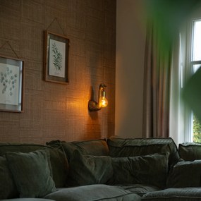 Aplică vintage din alamă - Animal Cămilă Pasăre