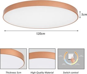 BRILAGI - Plafonieră POOL LED/180W/230V 3000/4000/6000K Ø 120 cm bronz
