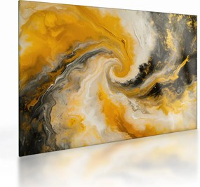 Tablou pe sticlă - Abstractizare în spirală (70x50 cm)