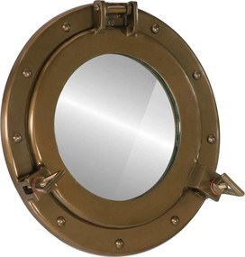 vidaXL Oglindă hublou de perete Ø30 cm aluminiu și sticlă