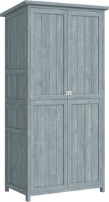 Outsunny Dulap de Exterior, Depozitare pentru Unelte cu 2 Rafturi | Aosom Romania