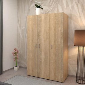 Dulap, cu trei uşi, stejar sonoma, RAMSA 3