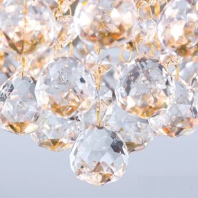 Plafoniera eleganta cristal K9 diam. 50cm Gloria DLU 2378/6/50 gold OR