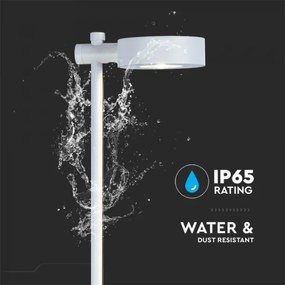 Lampă LED de exterior, 7 W, 230 V, 3000 K, IP65, albă, 102 cm