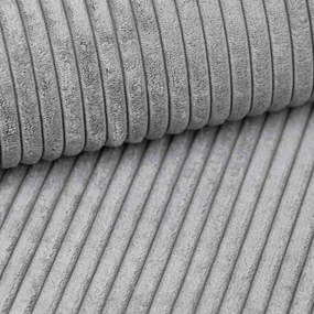 Canapea colt extensibila SMART COSARO gri deschis, cu colt bilateral + 2 perne CADOU