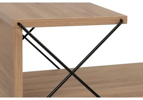 Noptieră CROSS 55x50 cm maro