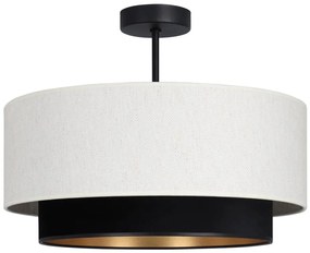 Plafonieră NATIA 1xE27/60W/230V alb/negru