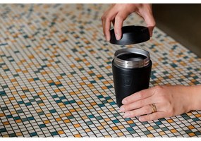 Cană termos neagră 454 ml Helix Thermal Black L – KeepCup