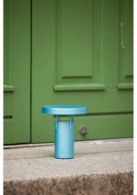 Veioză albastră LED cu intensitate reglabilă (înălțime 20 cm) BringMe – Hübsch