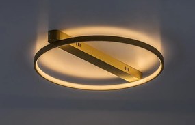 Plafoniera LED din metal auriu Beliza