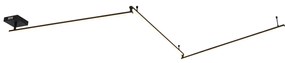Plafoniera neagra 300 cm incluzând LED cu 3 trepte de luminozitate reglabilă - Annuschka
