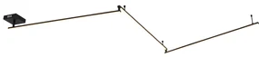 Plafoniera neagra 300 cm incluzând LED cu 3 trepte de luminozitate reglabilă - Annuschka