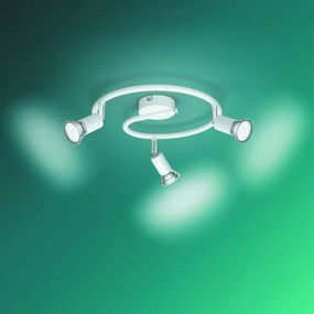 Spot LIMBALI 3xGU10/50W/230V alb Philips